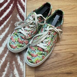 Vans Authentic Doren Tropical Pink Flamingo Women’s Size 8.5 Ultracush Insoles